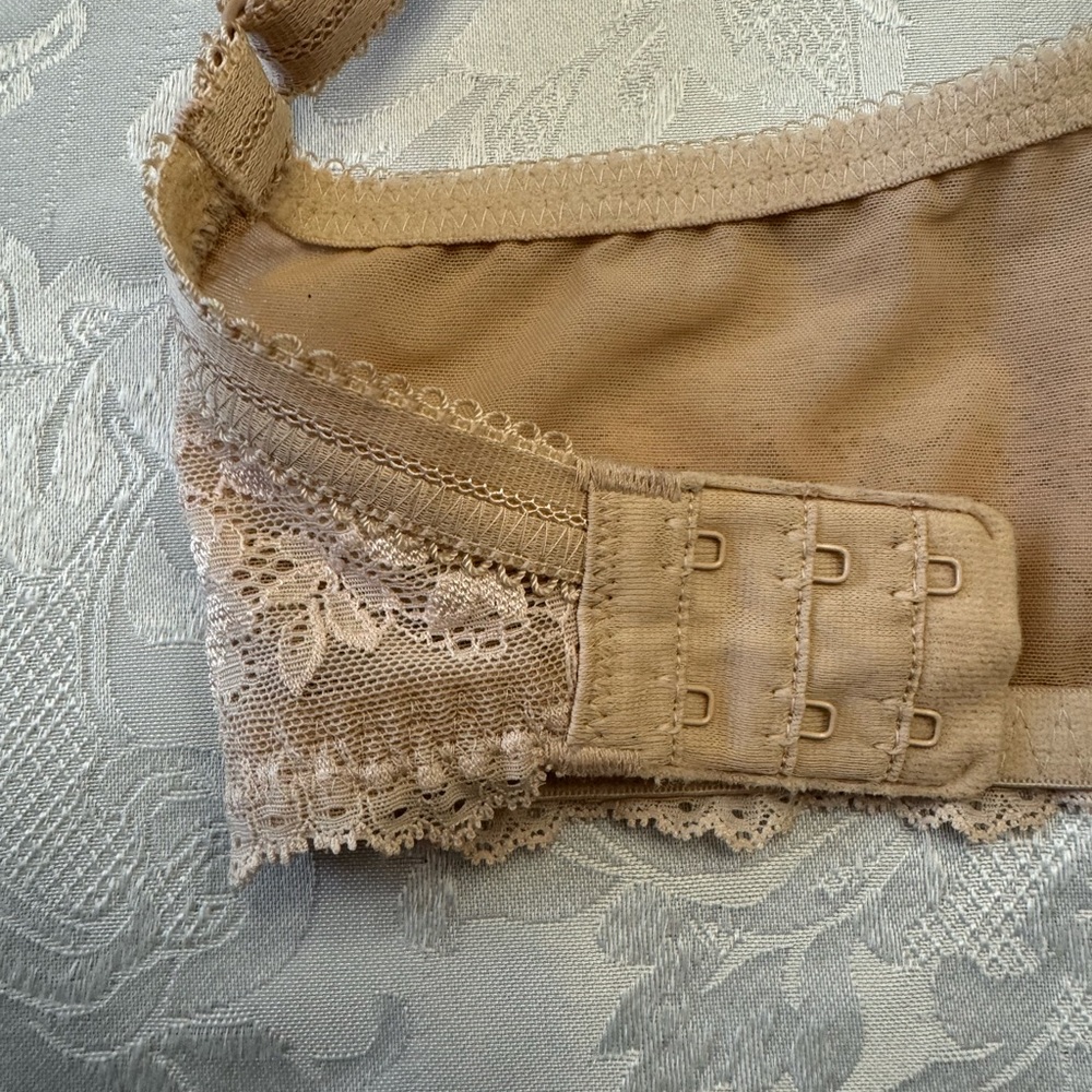 Wacoal Bra Size 36DD The Insider Underwire‎ Unlined Beige Style 851212 Rare - Picture 6 of 7